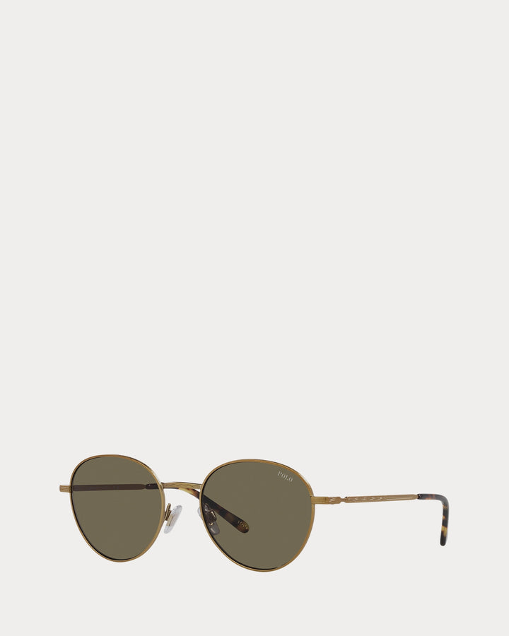 Ralph Lauren Retro Round Metal Sunglasses