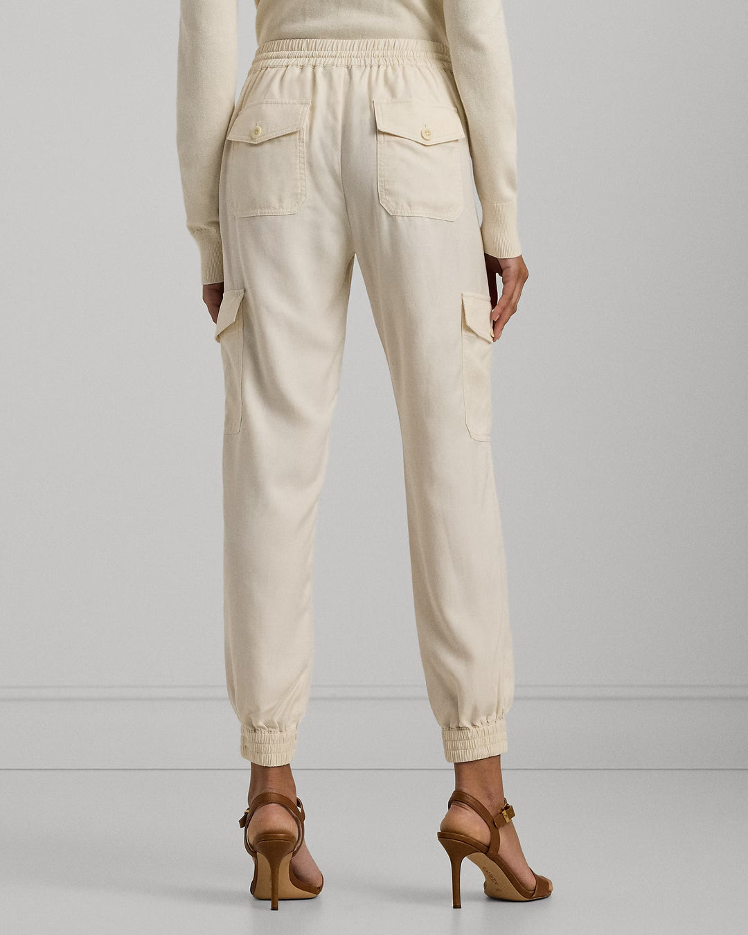Ralph Lauren Twill Cargo Ankle Pant