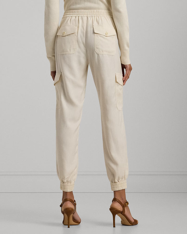 Ralph Lauren Twill Cargo Ankle Pant