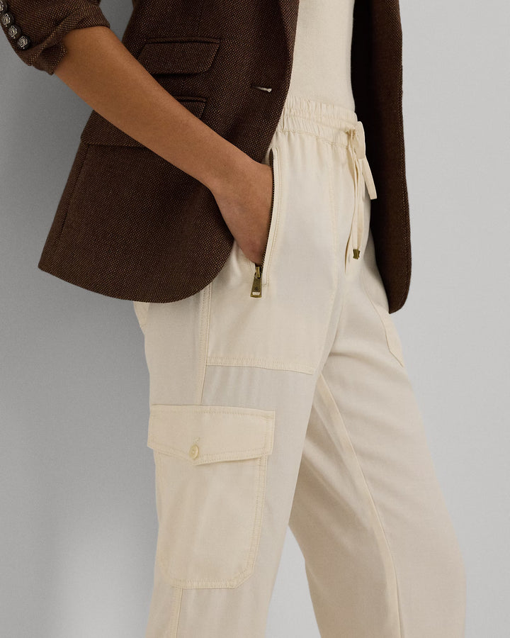 Ralph Lauren Twill Cargo Ankle Pant