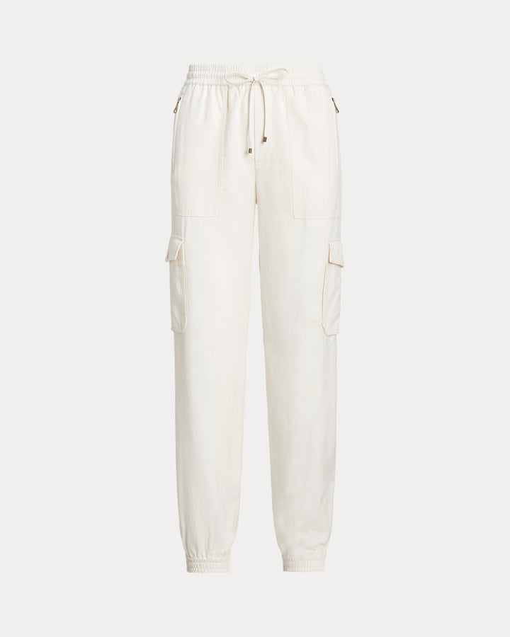 Ralph Lauren Twill Cargo Ankle Pant