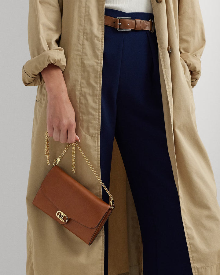 Ralph Lauren Leather Medium Adair Crossbody