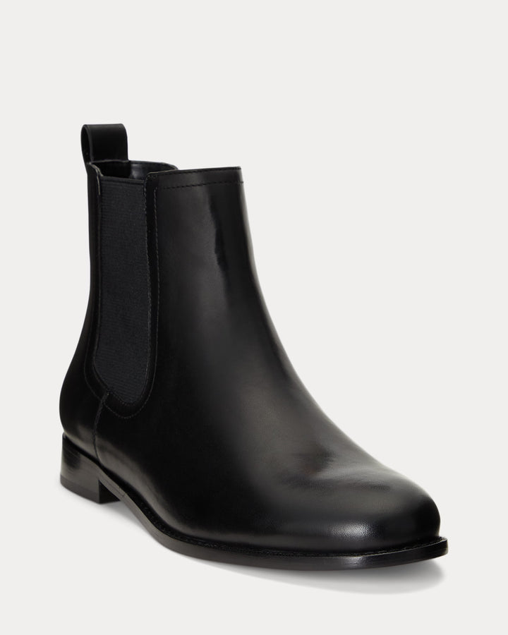 Ralph Lauren Brylee Burnished Leather Bootie