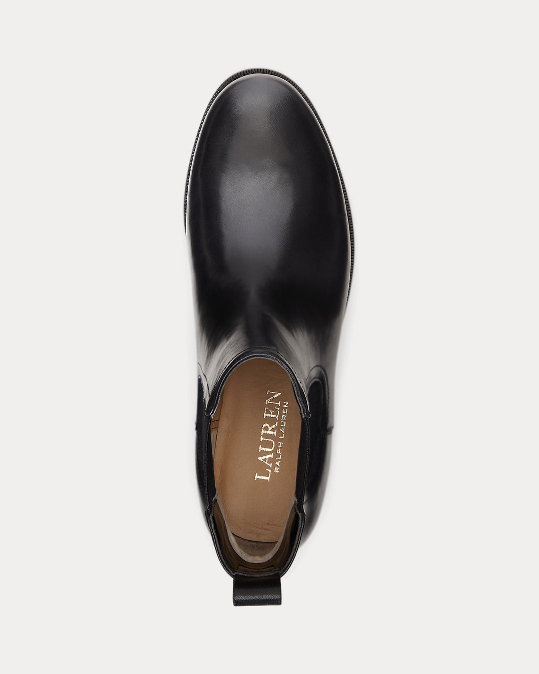 Ralph Lauren Brylee Burnished Leather Bootie