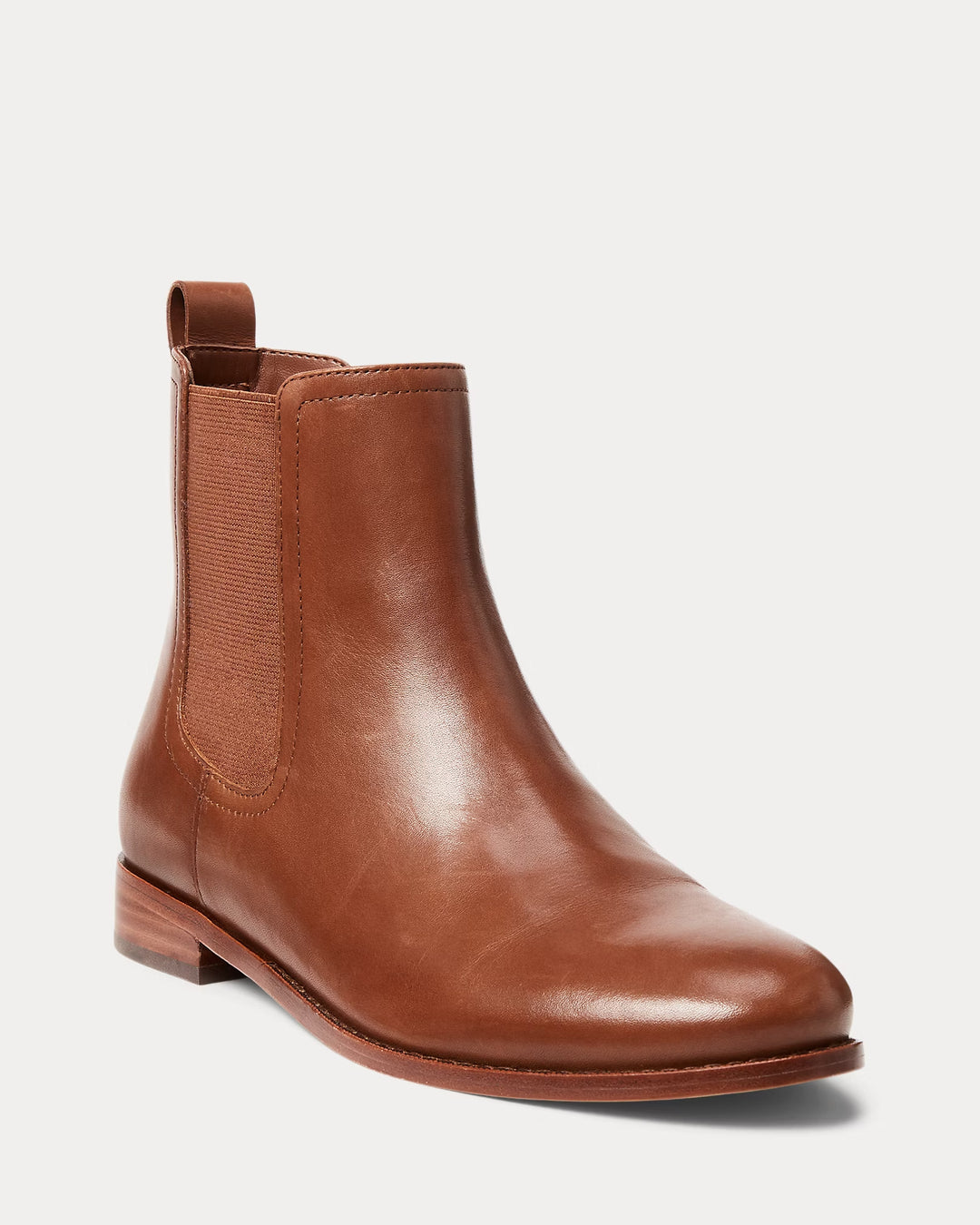 Ralph Lauren Brylee Burnished Leather Bootie