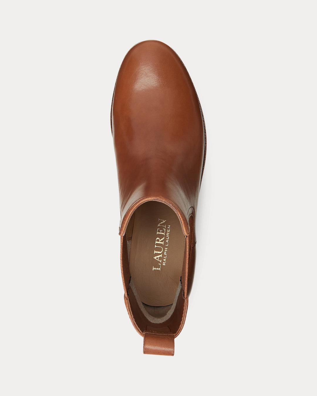 Ralph Lauren Brylee Burnished Leather Bootie