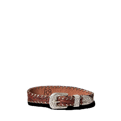 Ralph Lauren Hand-Tooled Leather Bracelet