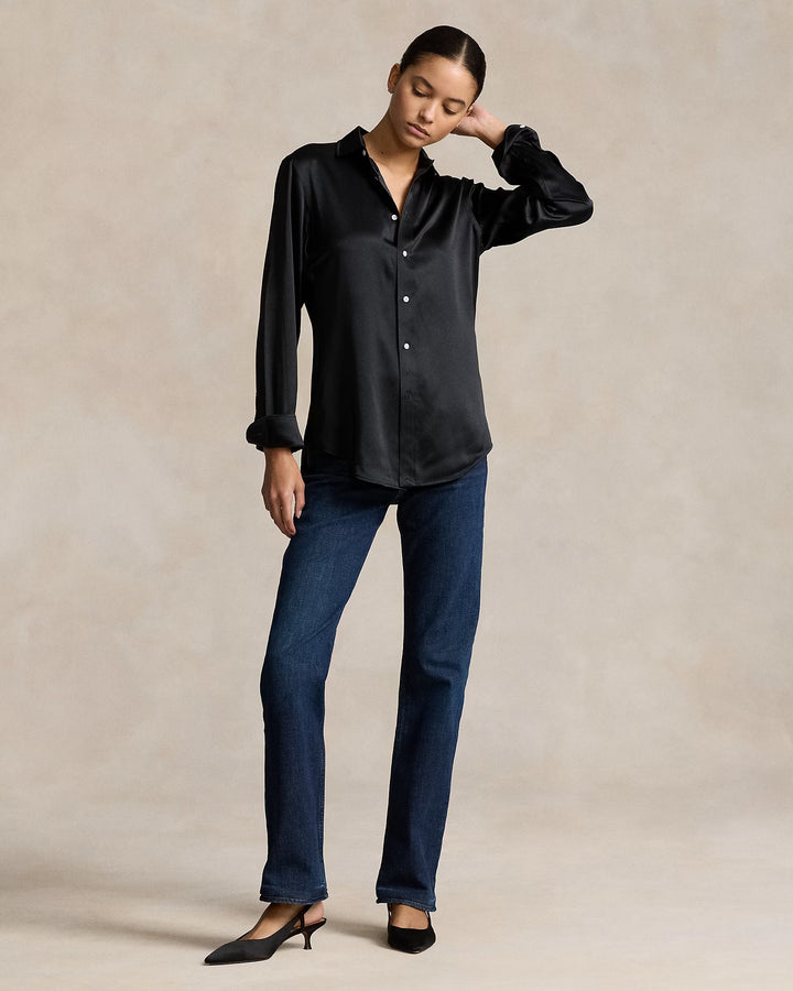 Ralph Lauren Slim Fit Silk Shirt Save your Wishlist
