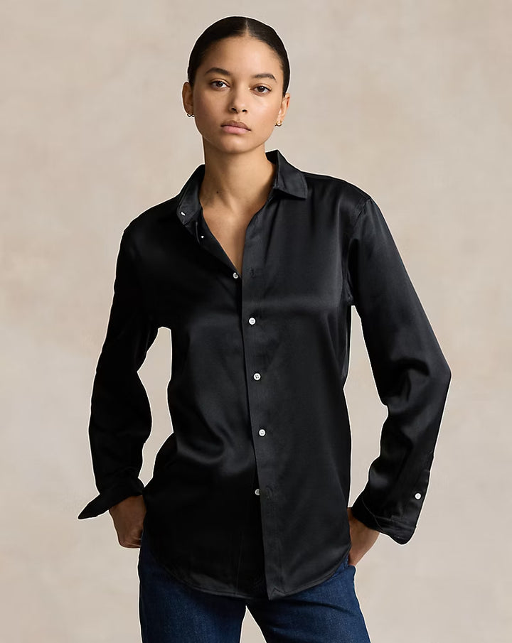 Ralph Lauren Slim Fit Silk Shirt Save your Wishlist
