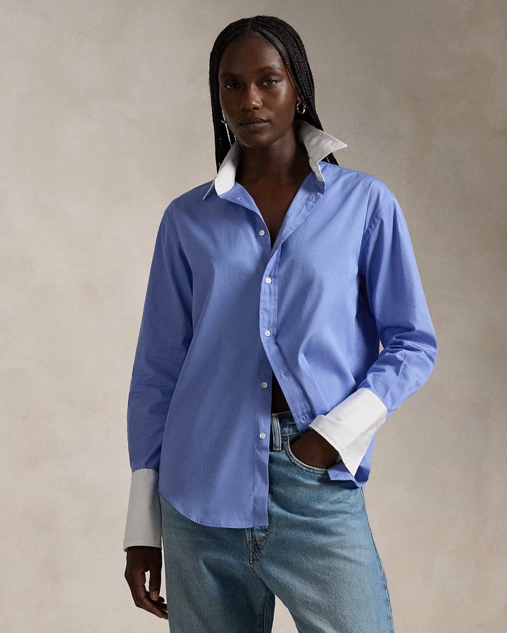 Ralph Lauren Extended-Cuff Cotton Shirt