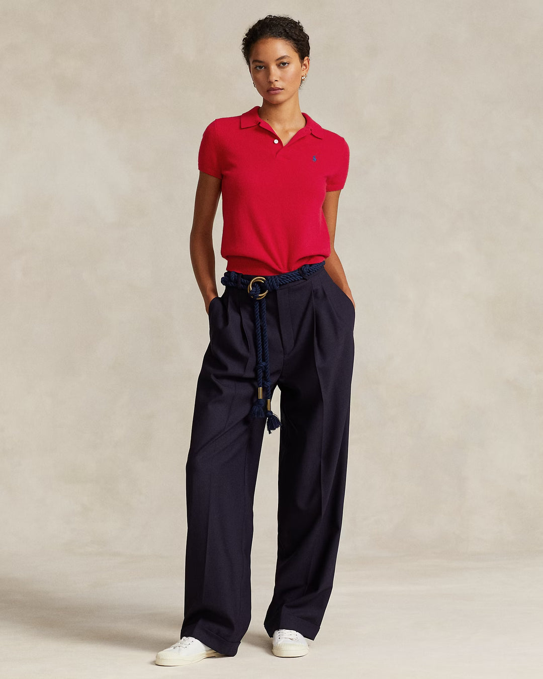 Ralph Lauren Slim Fit Cashmere Polo Shirt