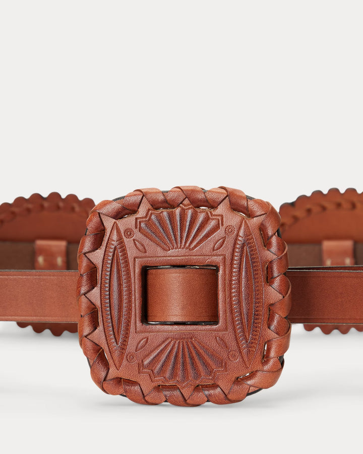 Ralph Lauren Leather Skinny Belt