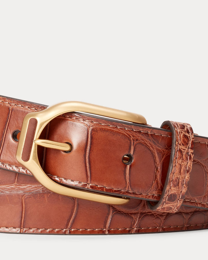 Ralph Lauren Welington Alligator Belt