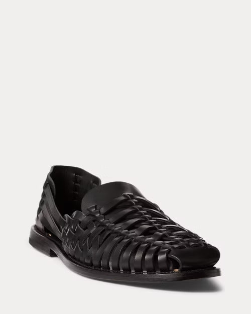 Ralph Lauren Handwoven Leather Sandal