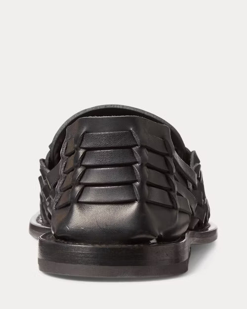 Ralph Lauren Handwoven Leather Sandal