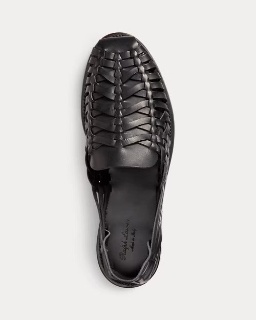 Ralph Lauren Handwoven Leather Sandal