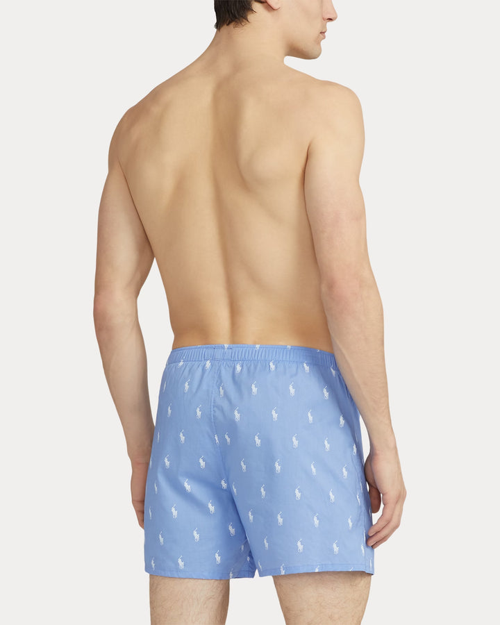 Ralph Lauren Classic Woven Cotton Allover Pony Boxer