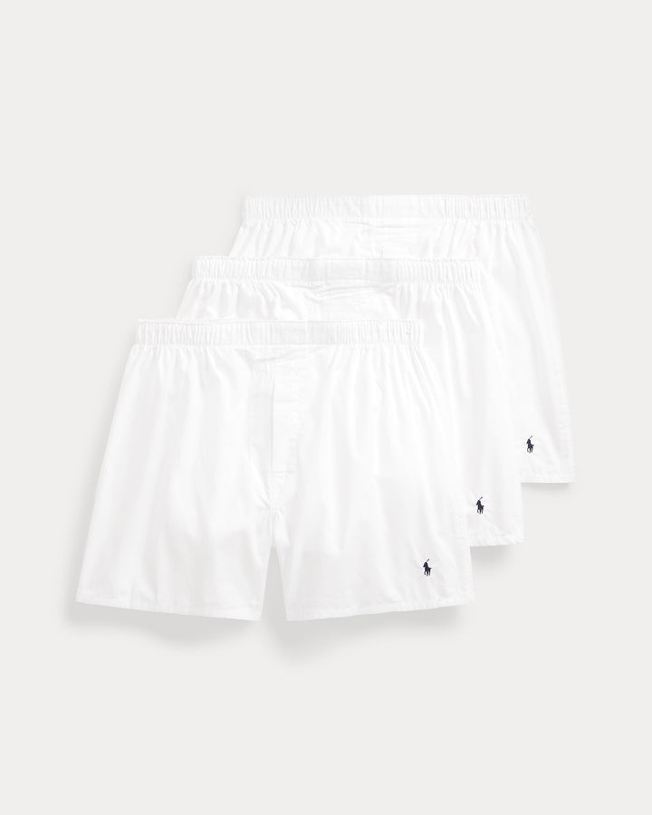 Ralph Lauren Classic Woven Cotton Boxer 3-Pack