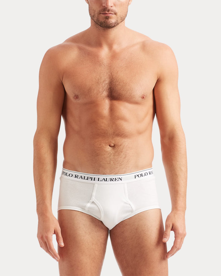 Ralph Lauren Cotton Wicking Mid-Rise Brief 4-Pack
