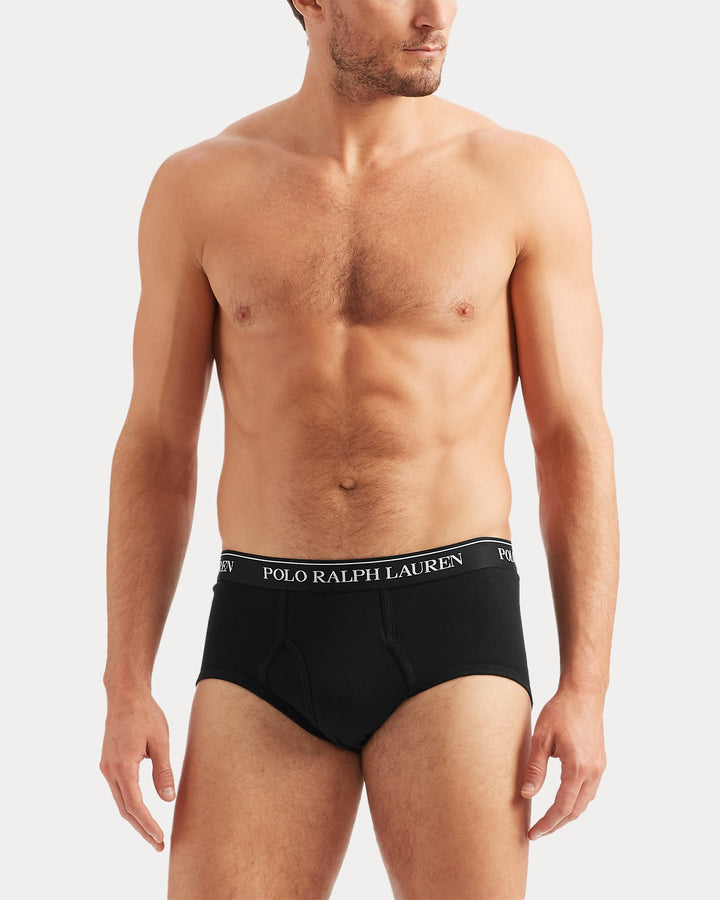 Ralph Lauren Cotton Wicking Mid-Rise Brief 4-Pack