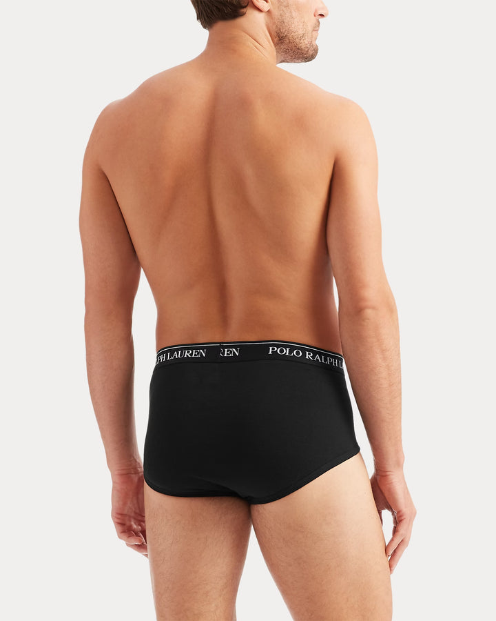 Ralph Lauren Cotton Wicking Mid-Rise Brief 4-Pack