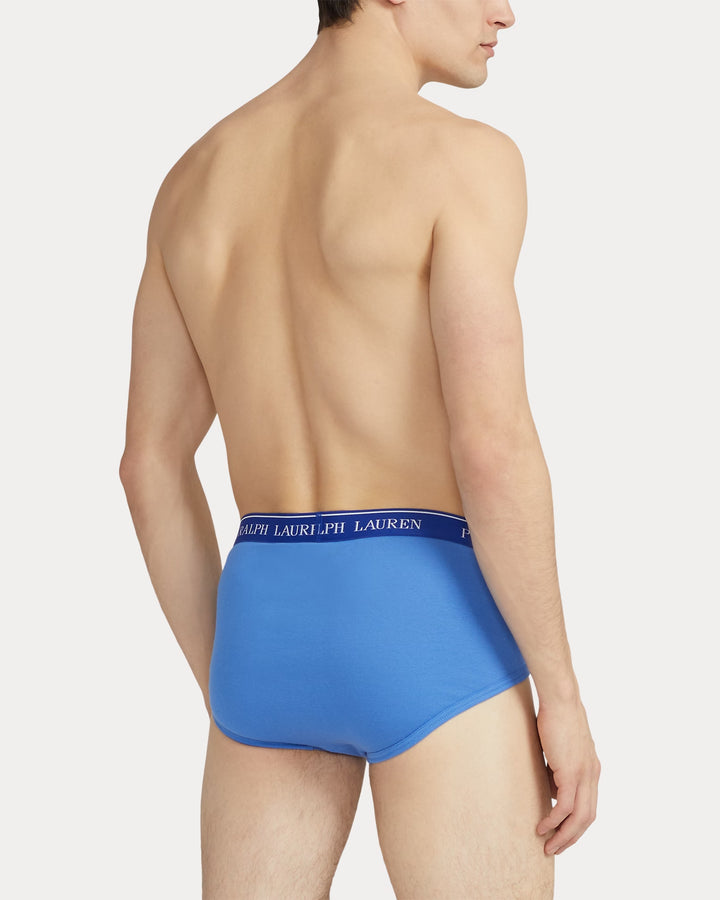 Ralph Lauren Cotton Wicking Mid-Rise Brief 4-Pack