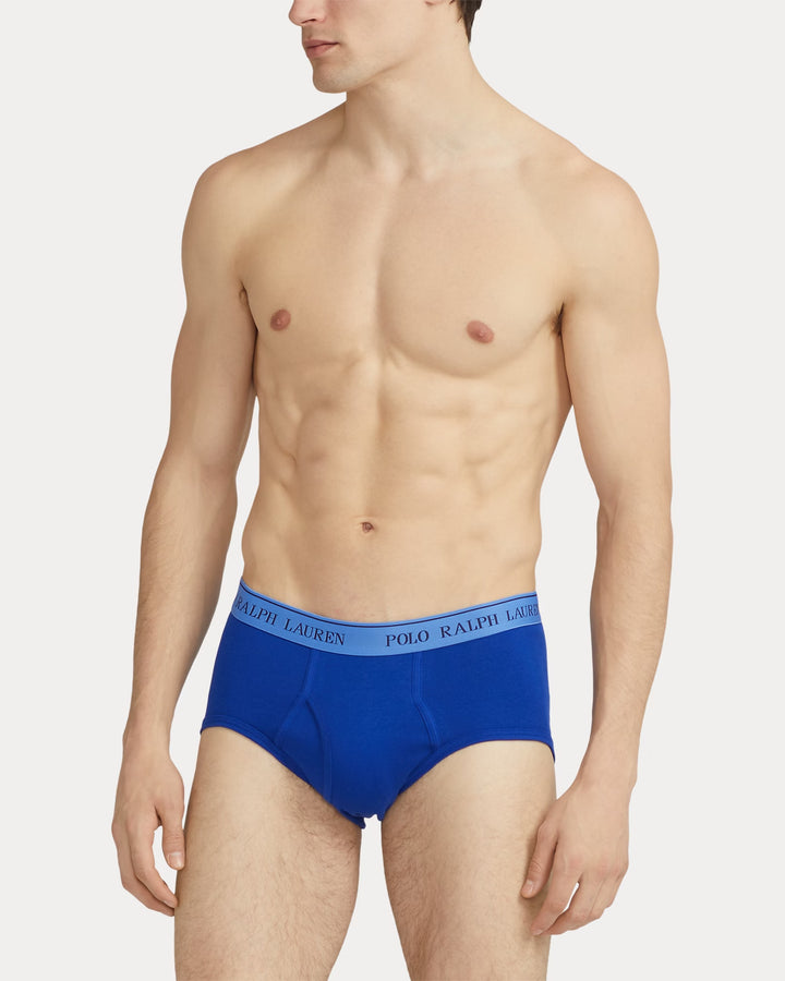 Ralph Lauren Cotton Wicking Mid-Rise Brief 4-Pack