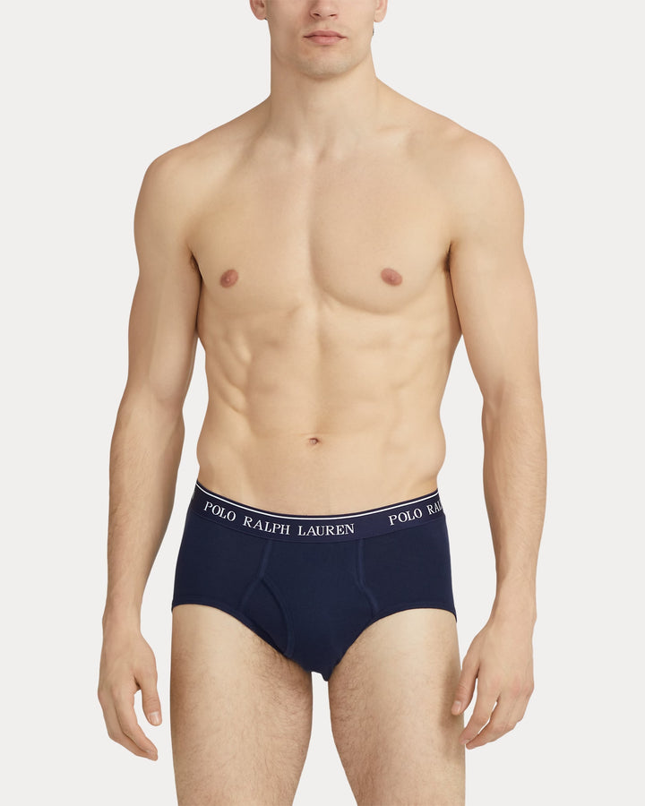 Ralph Lauren Cotton Wicking Mid-Rise Brief 4-Pack