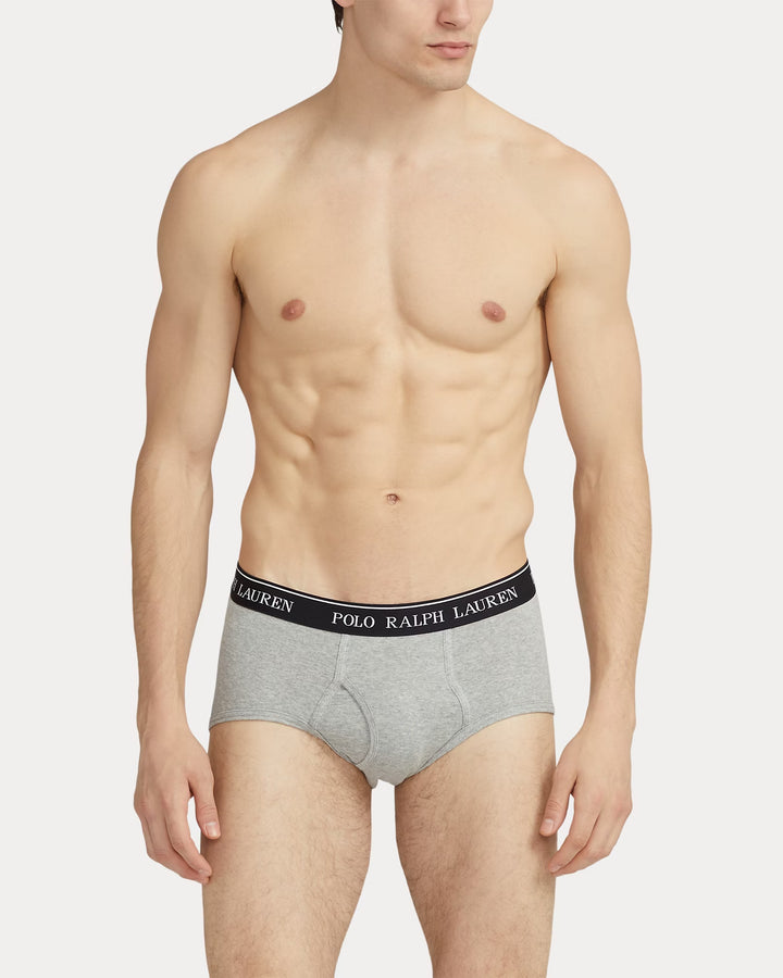 Ralph Lauren Cotton Wicking Mid-Rise Brief 4-Pack