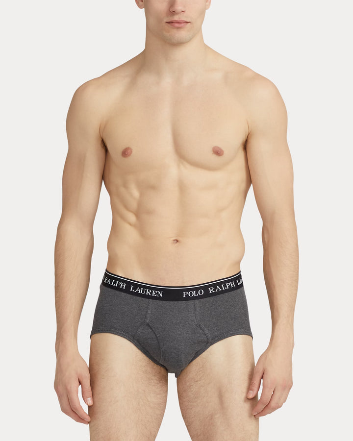 Ralph Lauren Cotton Wicking Mid-Rise Brief 4-Pack