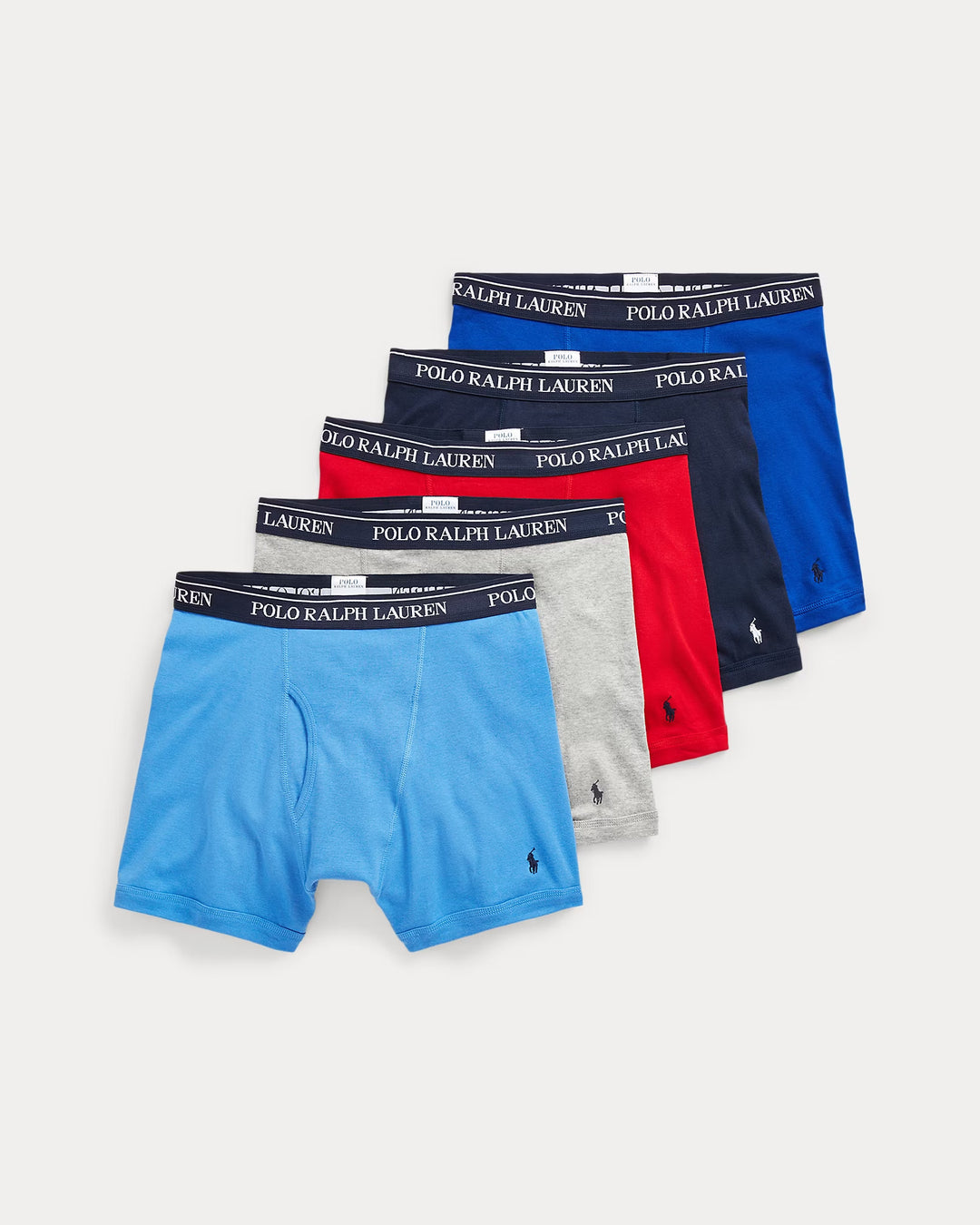Ralph Lauren Cotton Wicking Boxer Brief 5-Pack