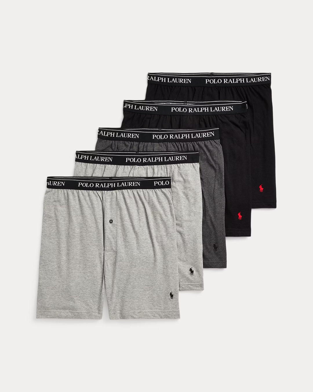 Ralph Lauren Classic Wicking Knit Boxer 5-Pack