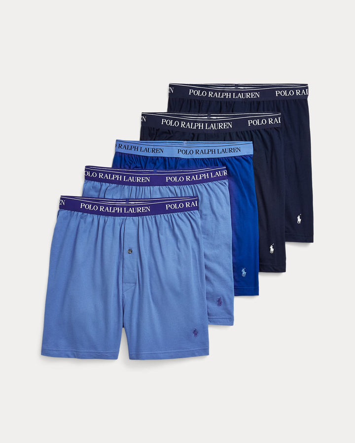 Ralph Lauren Classic Wicking Knit Boxer 5-Pack