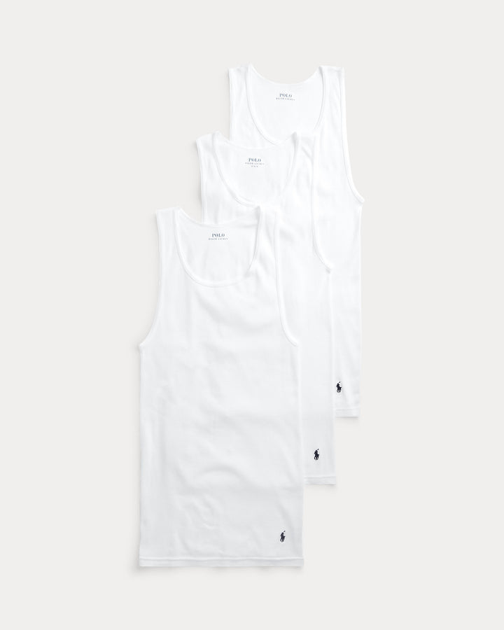 Ralph Lauren Classic Fit Wicking Tank 3-Pack