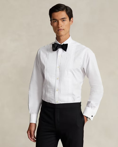 Ralph Lauren Custom Fit French Cuff Tuxedo Shirt