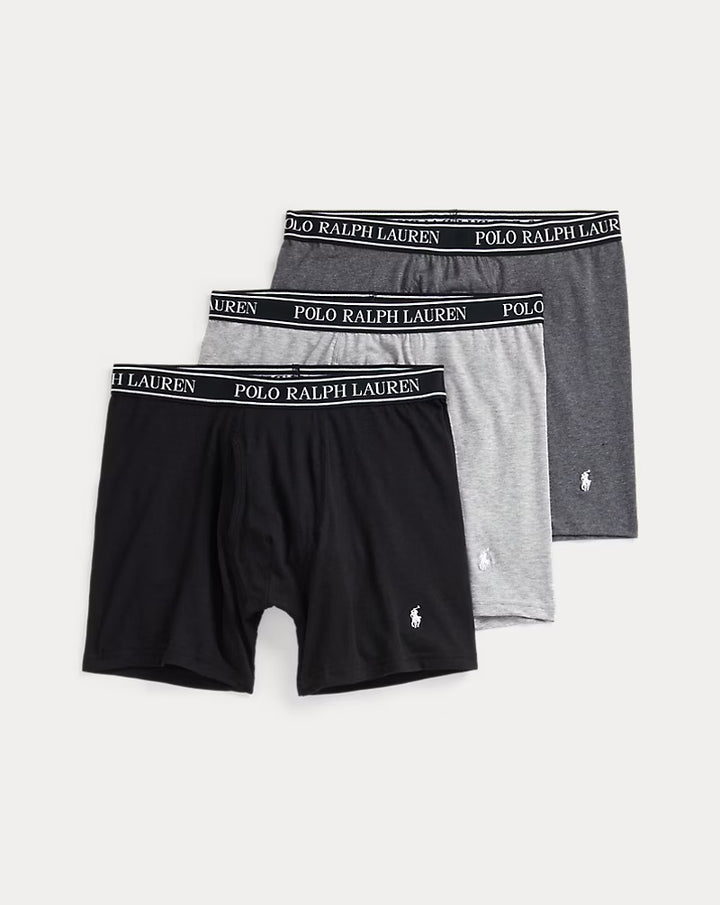 Ralph Lauren Stretch Cotton Boxer Brief 3-Pack