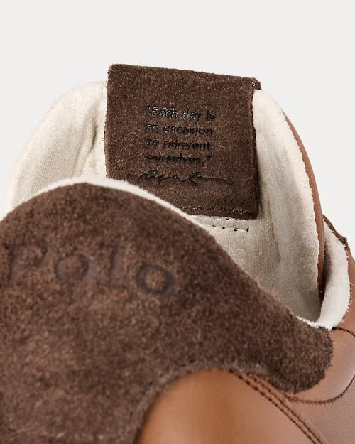 Ralph Lauren Train 89 Leather Sneaker