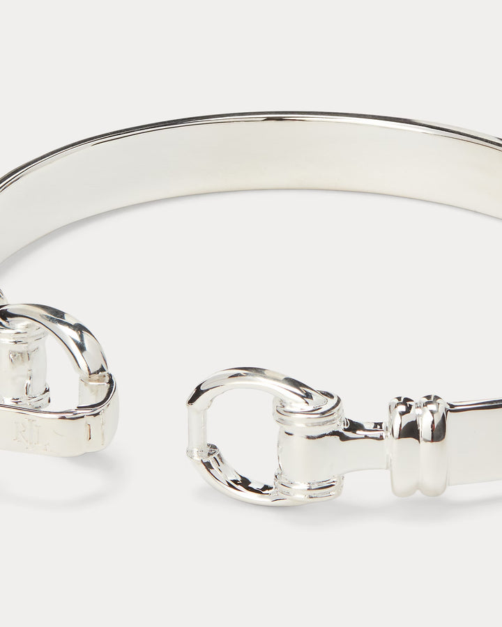 Ralph Lauren Sterling Silver Horse Bit Bangle