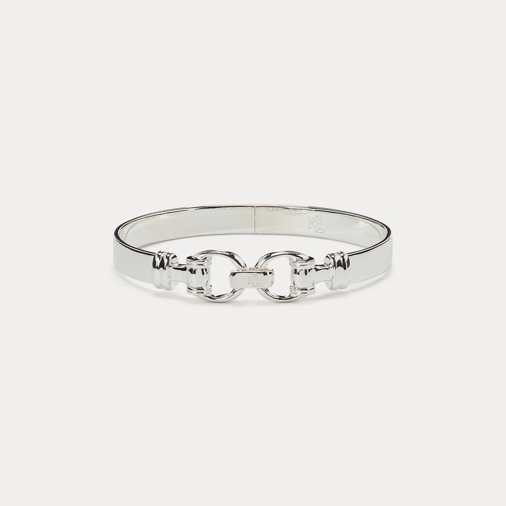 Ralph Lauren Sterling Silver Horse Bit Bangle