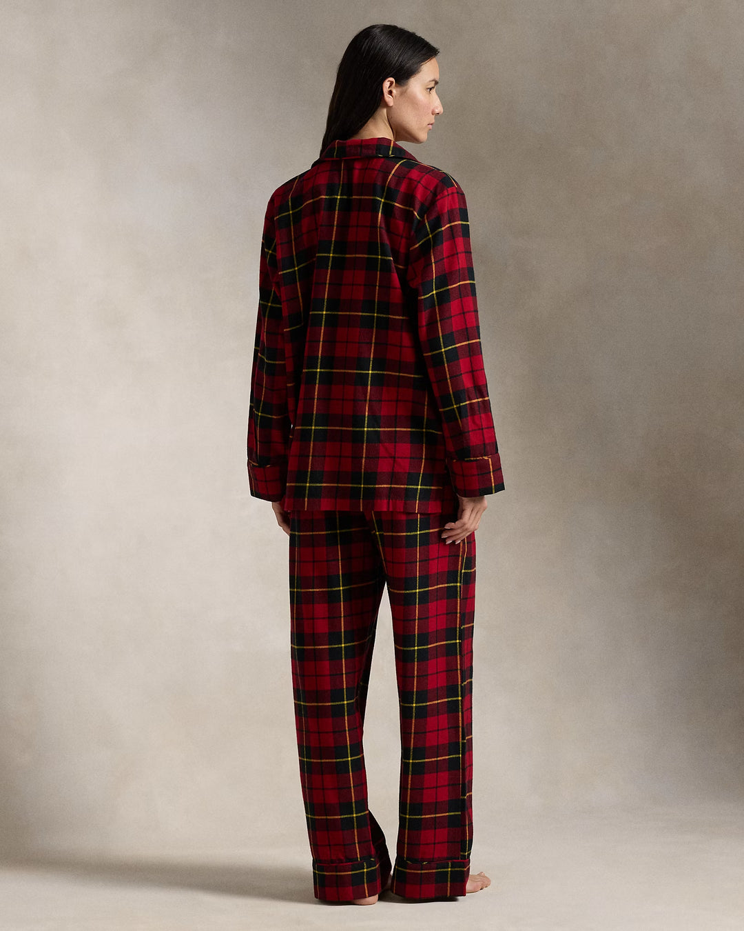 Ralph Lauren Plaid Flannel Pajama Set