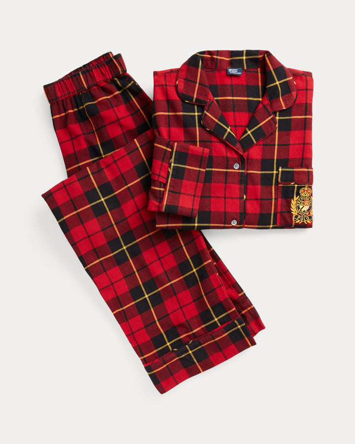 Ralph Lauren Plaid Flannel Pajama Set