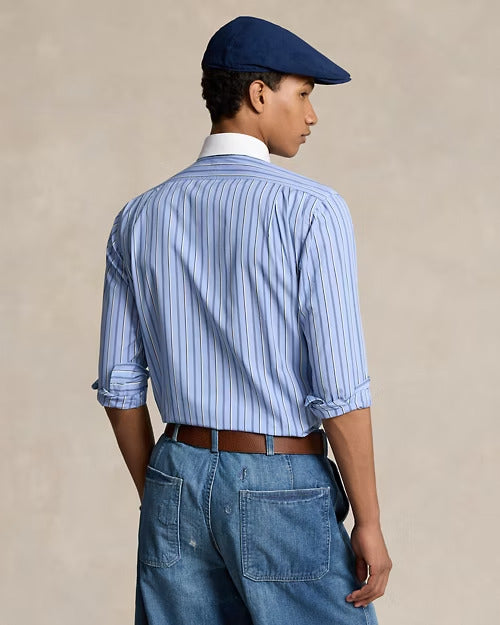 Ralph Lauren Classic Fit Striped Poplin Shirt