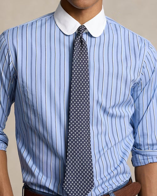 Ralph Lauren Classic Fit Striped Poplin Shirt