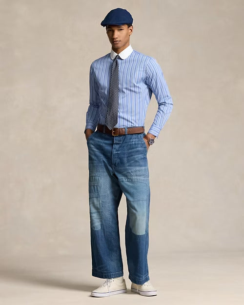 Ralph Lauren Classic Fit Striped Poplin Shirt