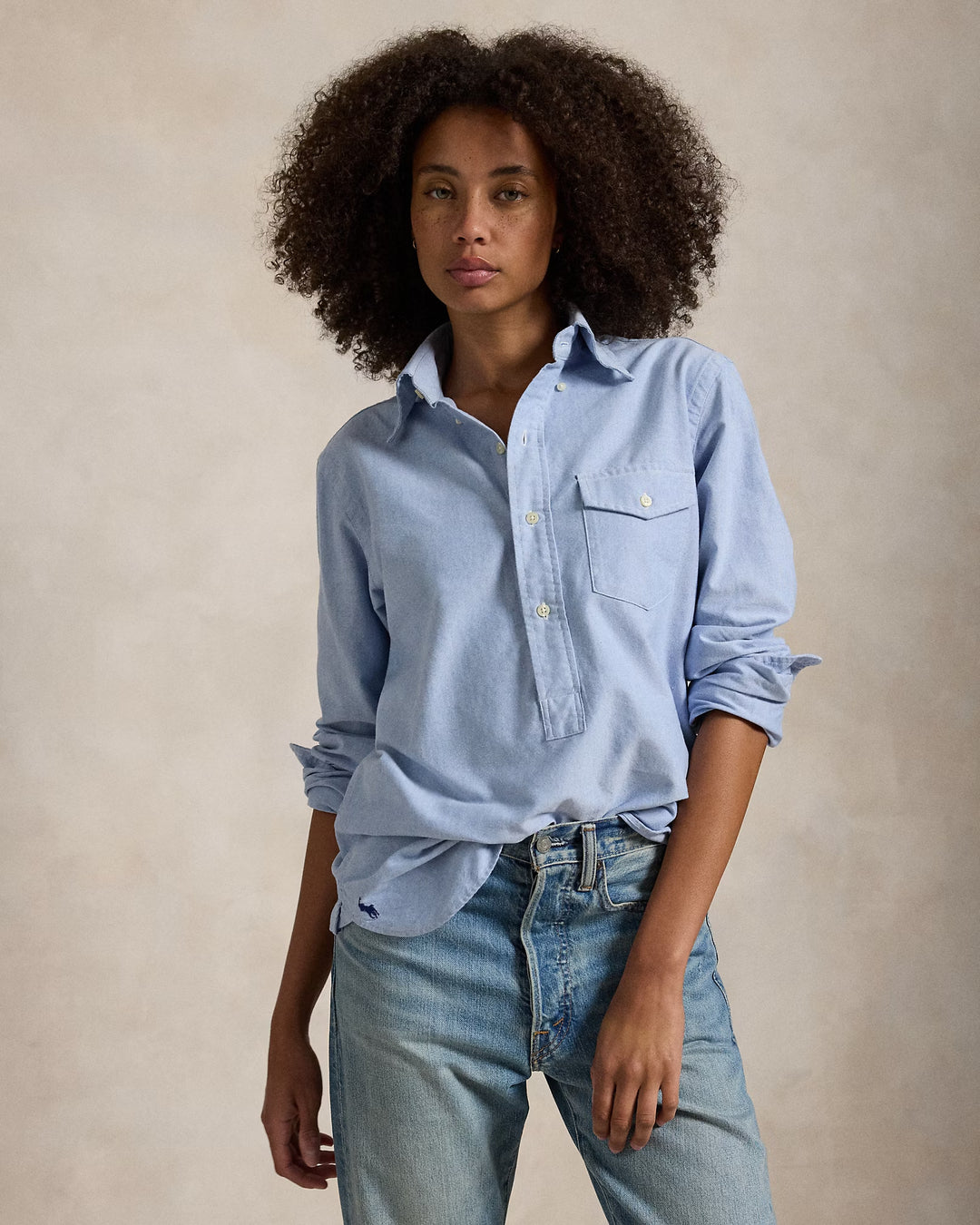 Ralph Lauren Classic Fit Oxford Popover Shirt