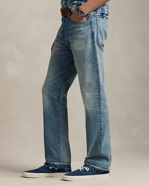 Ralph Lauren Heritage Straight Distressed Jean
