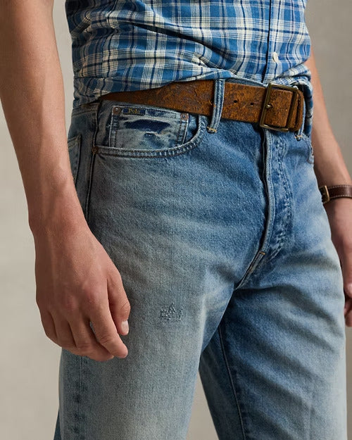 Ralph Lauren Heritage Straight Distressed Jean