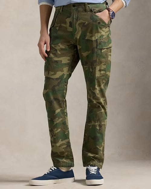 Ralph Lauren Slim Fit Camo Canvas Cargo Pant