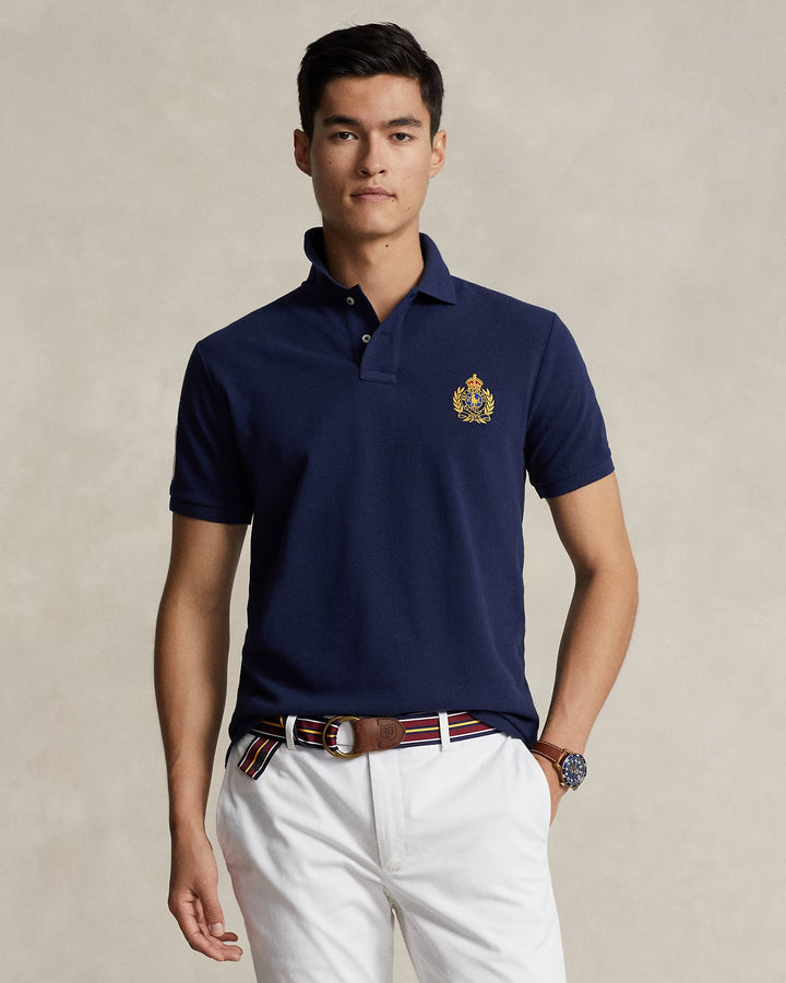 Ralph Lauren Classic Fit Triple-Pony Mesh Polo Shirt