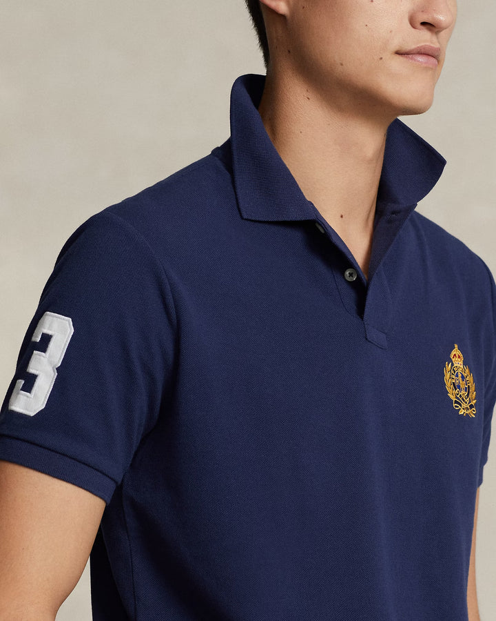 Ralph Lauren Classic Fit Triple-Pony Mesh Polo Shirt